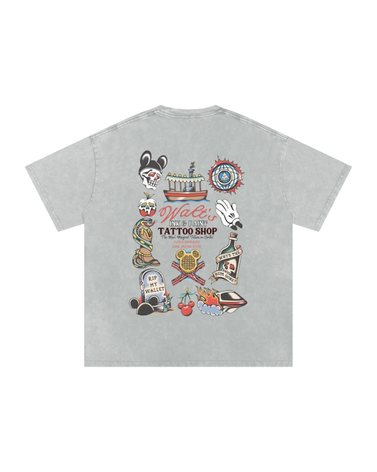 The Happiest Tattoo Shop (Dark Print Text)