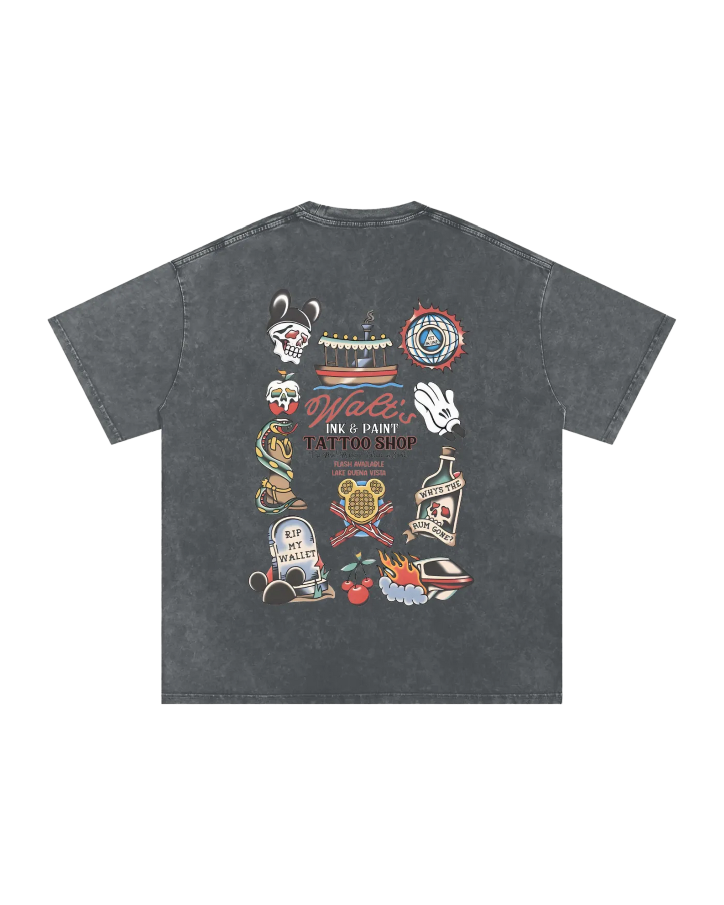 The Happiest Tattoo Shop (Dark Print Text)