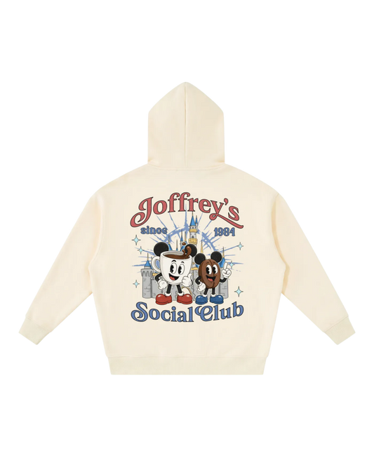 Coffee & Park Days Social Club | Double Zip Hoodie