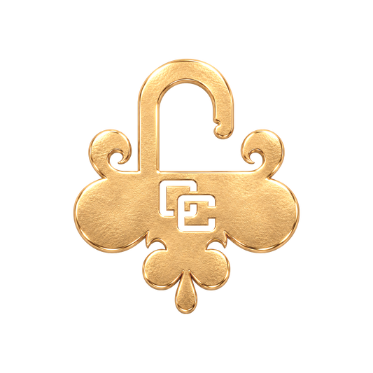 The Castle Club gold emblem