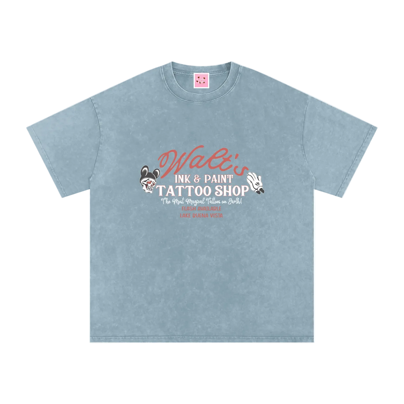 The Happiest Tattoo Shop Vintage Style (LIGHT PRINT)