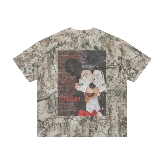 "Oh Boy" Tree Camo Oversized Style