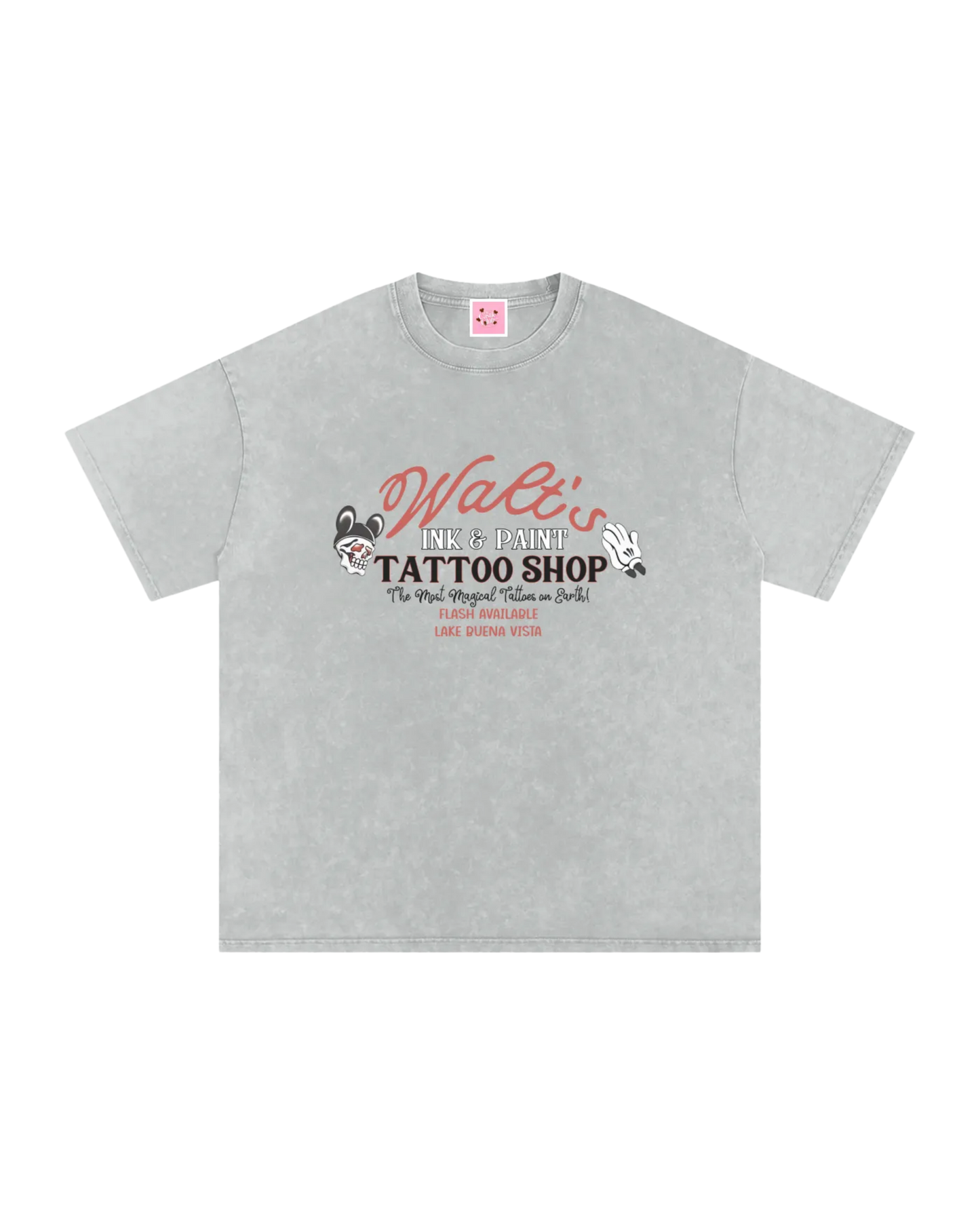 The Happiest Tattoo Shop (Dark Print Text)