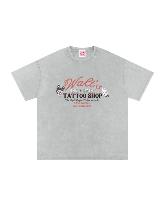 The Happiest Tattoo Shop (Dark Print Text)