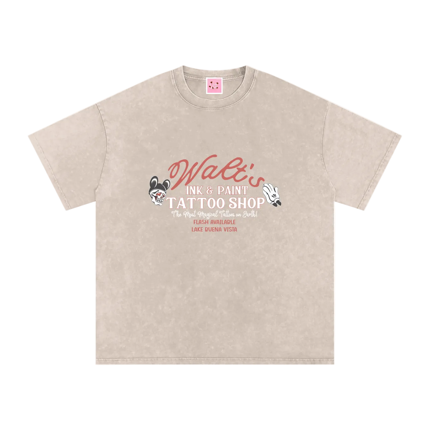 The Happiest Tattoo Shop Vintage Style (LIGHT PRINT)