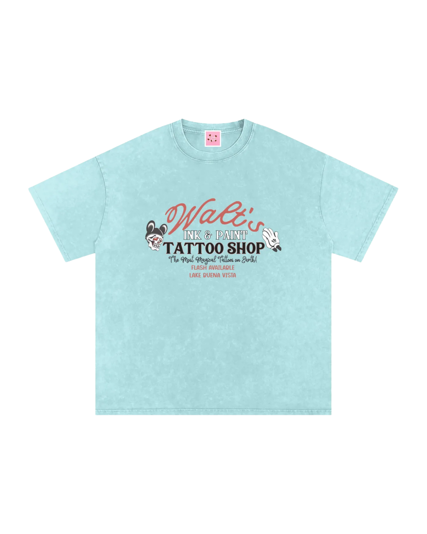 The Happiest Tattoo Shop (Dark Print Text)