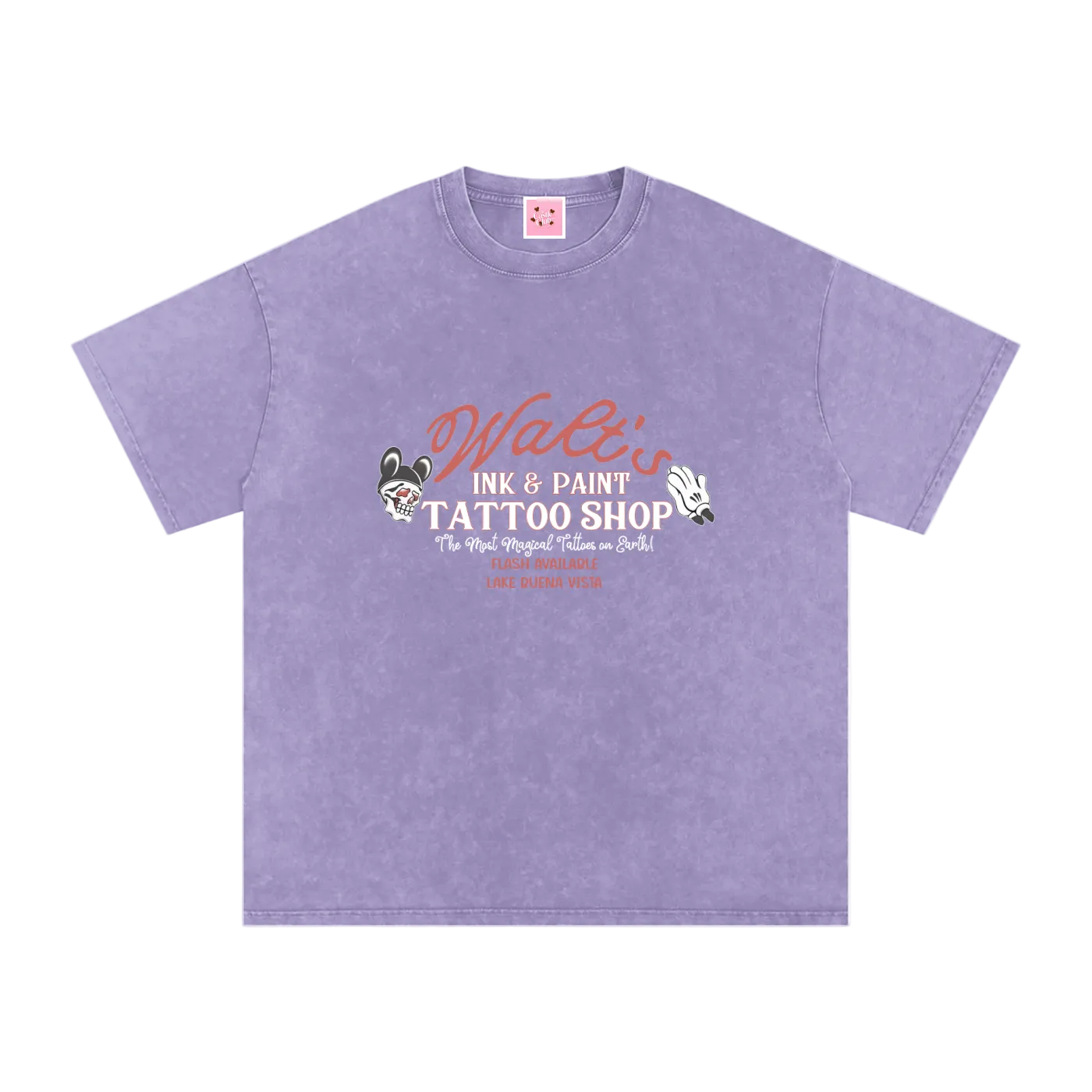 The Happiest Tattoo Shop Vintage Style (LIGHT PRINT)