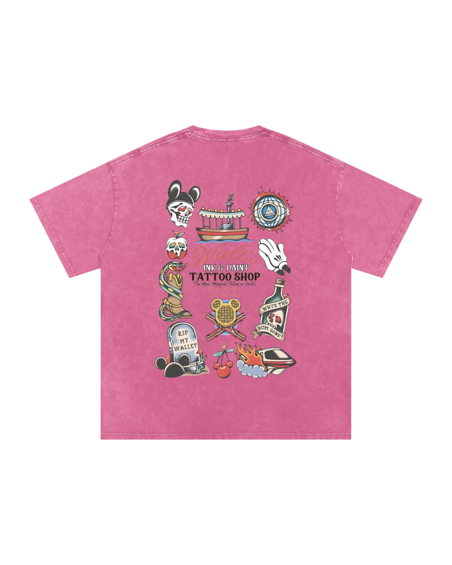 The Happiest Tattoo Shop (Dark Print Text)