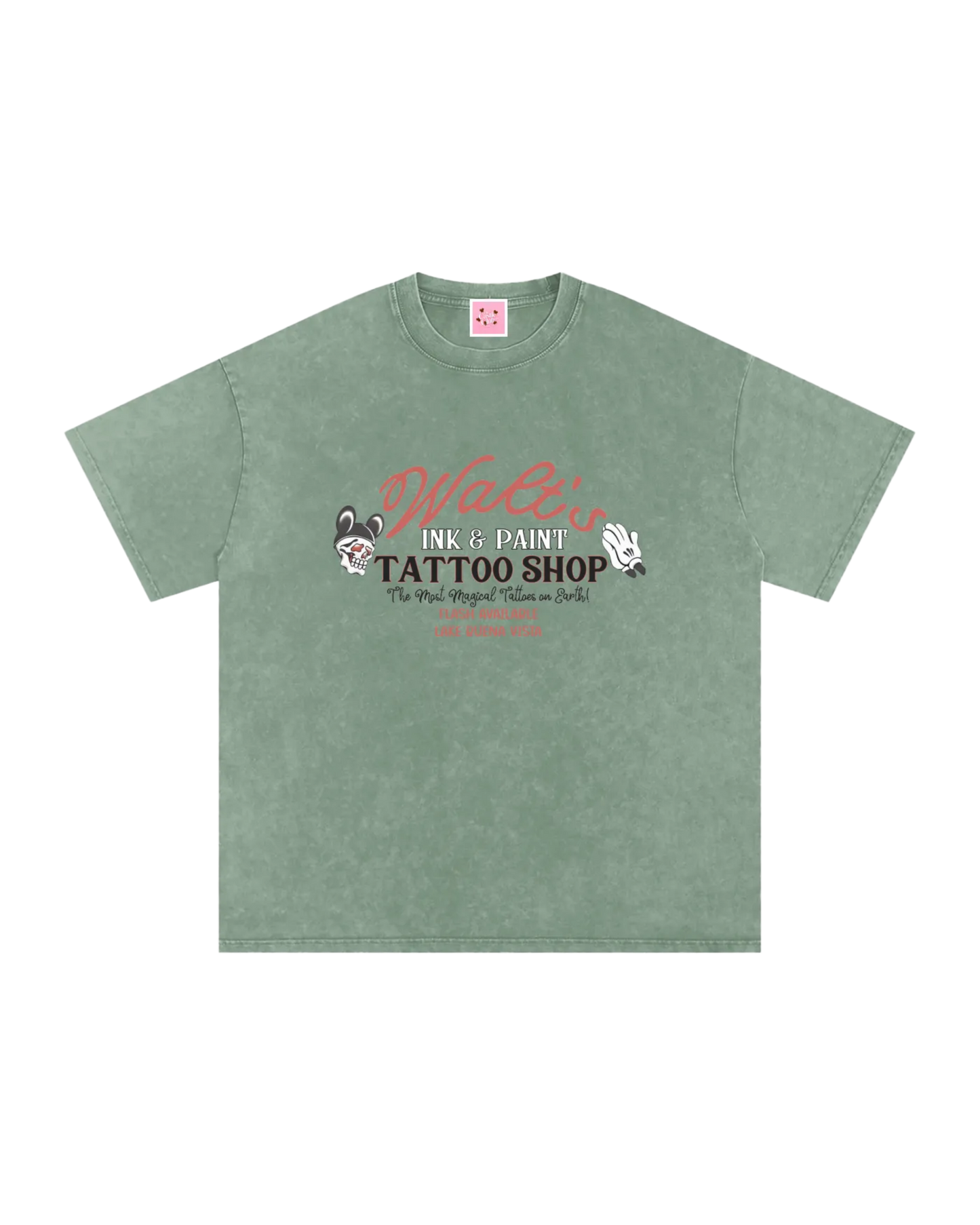 The Happiest Tattoo Shop (Dark Print Text)