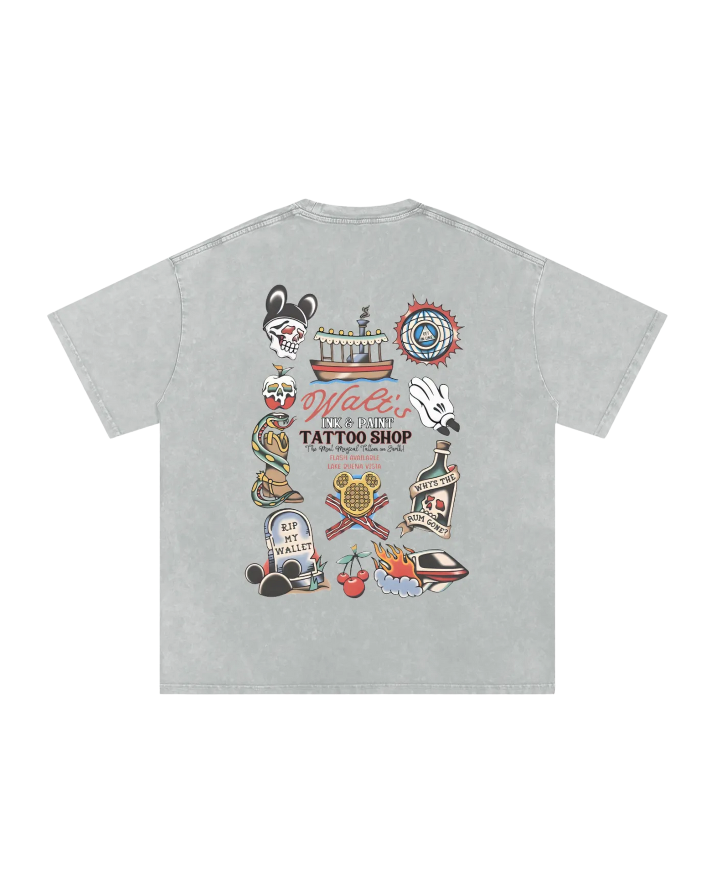 The Happiest Tattoo Shop (Dark Print Text)