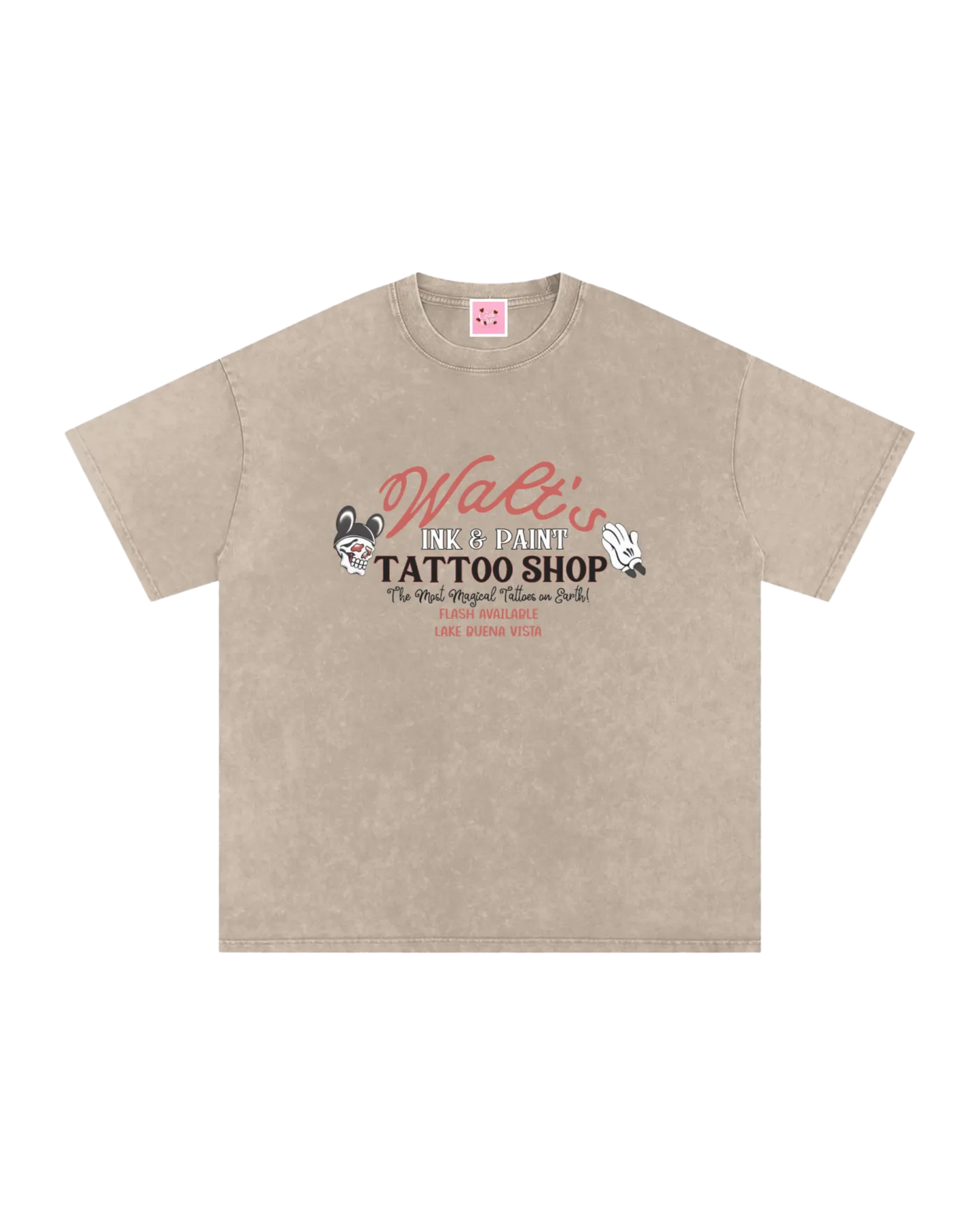 The Happiest Tattoo Shop (Dark Print Text)