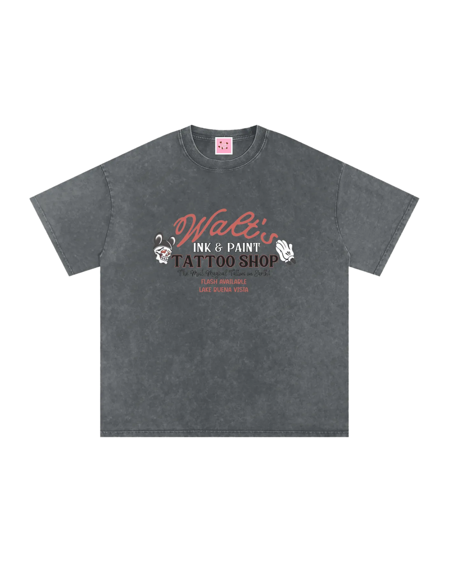 The Happiest Tattoo Shop (Dark Print Text)