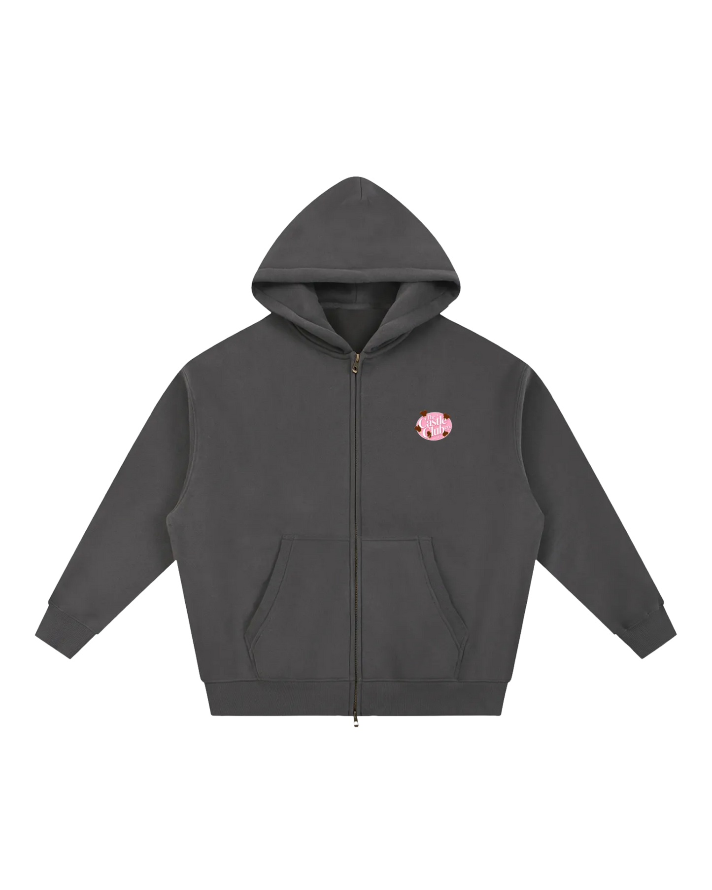 Coffee and Park Days Social Club Double zip hoodie