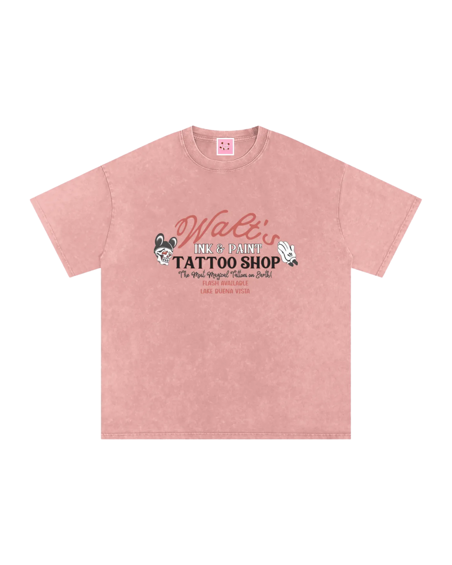 The Happiest Tattoo Shop (Dark Print Text)