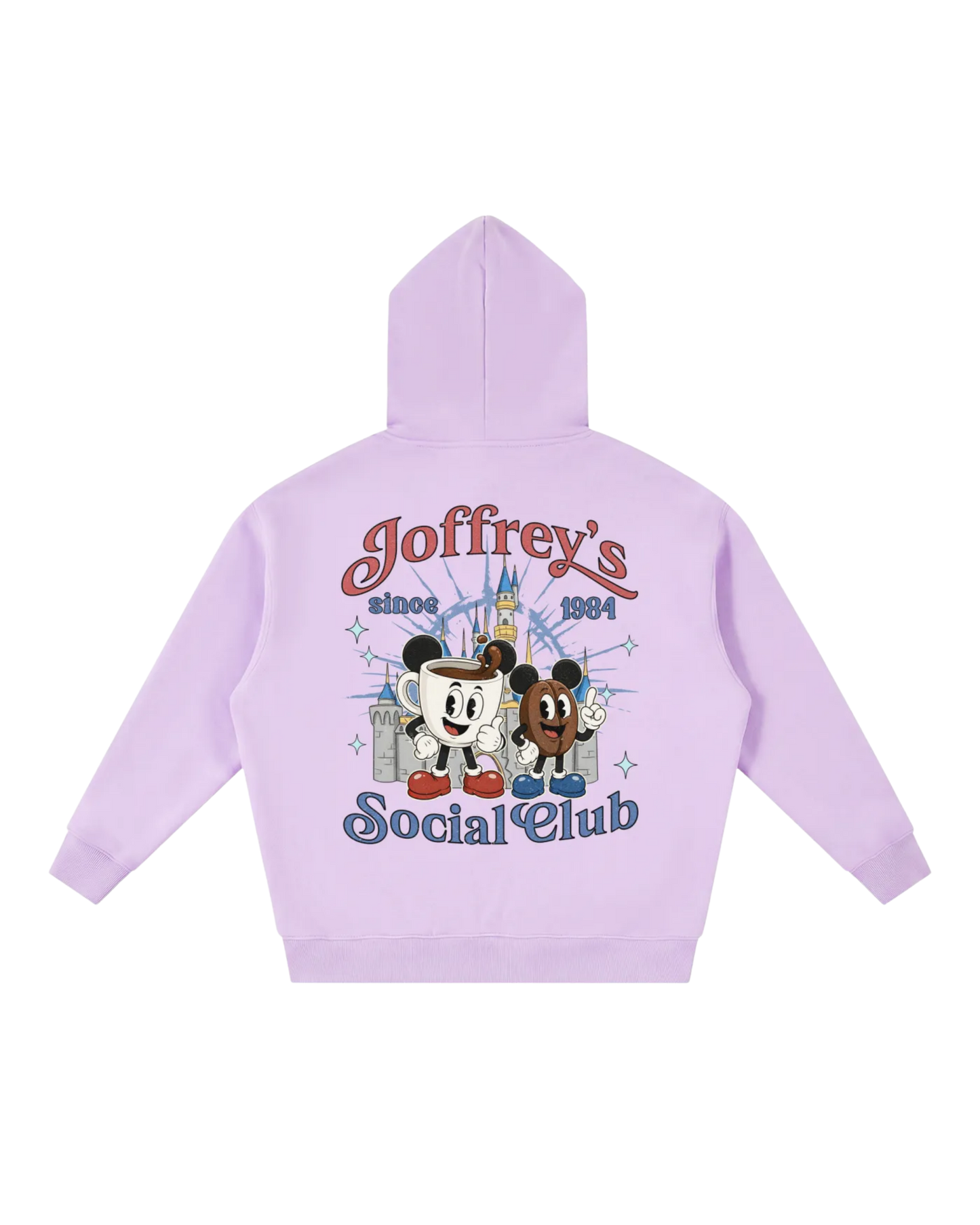 Coffee and Park Days Social Club Double zip hoodie