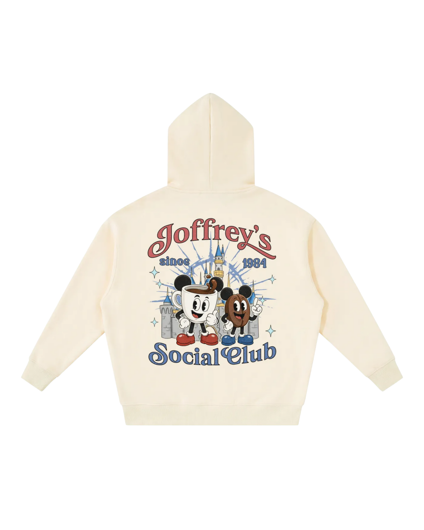 Coffee and Park Days Social Club Double zip hoodie