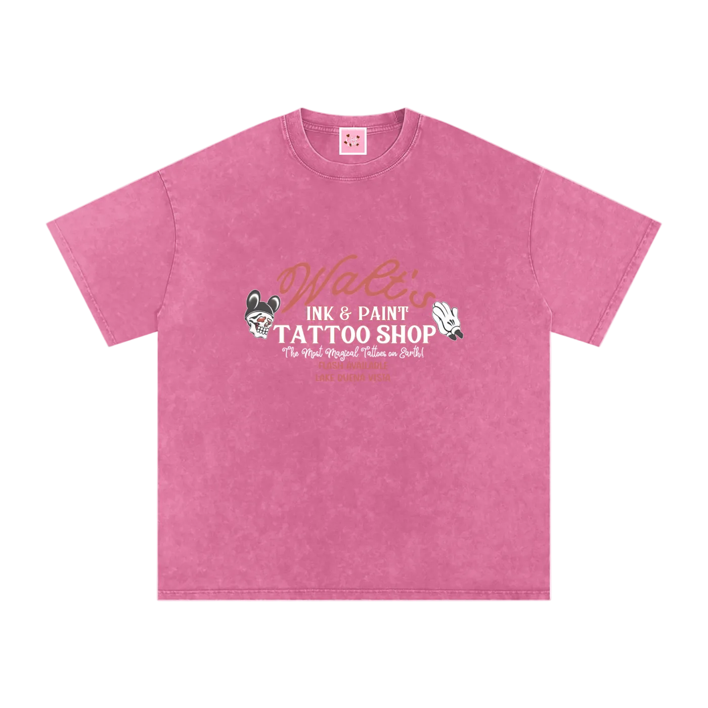 The Happiest Tattoo Shop Vintage Style (LIGHT PRINT)
