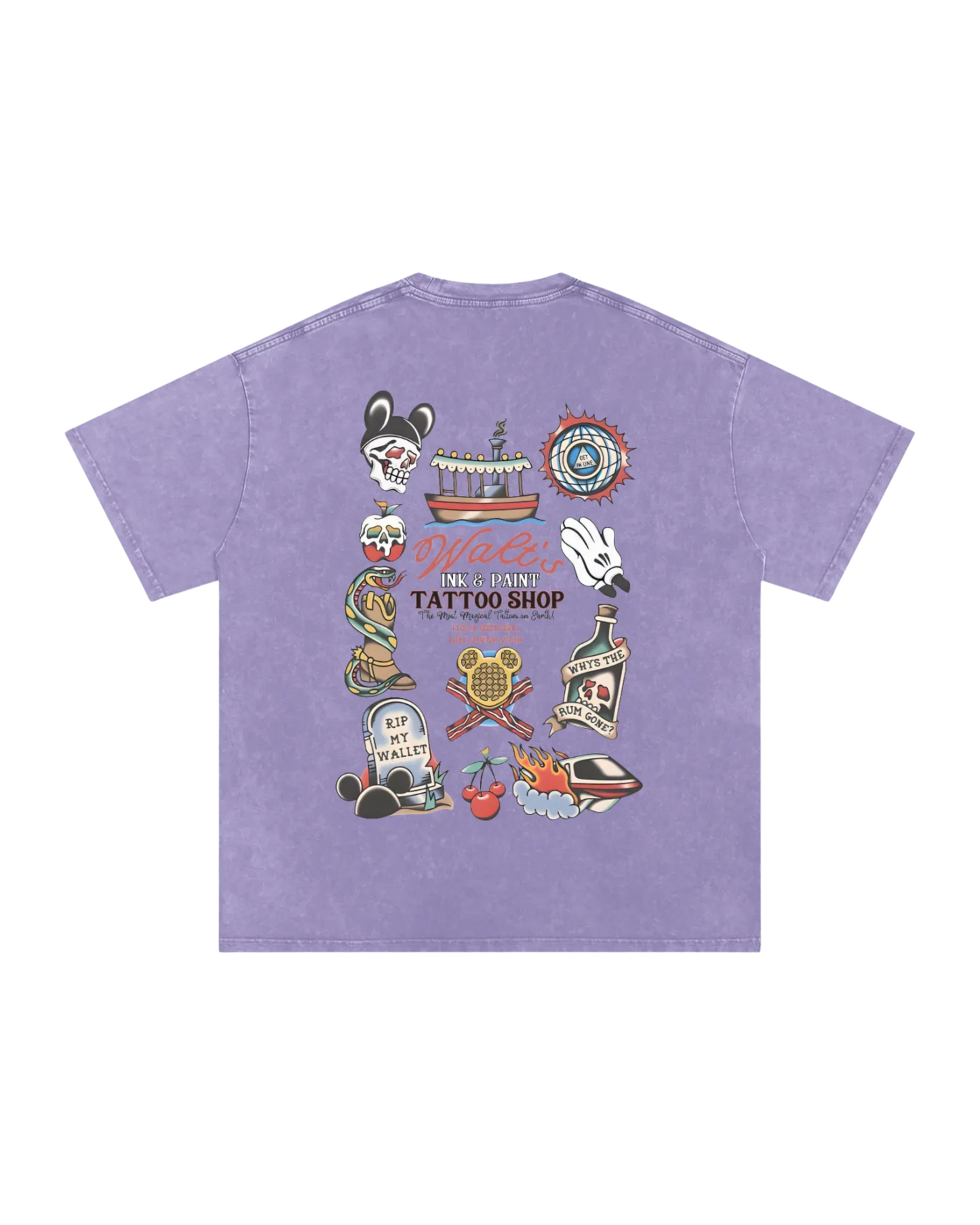 The Happiest Tattoo Shop (Dark Print Text)