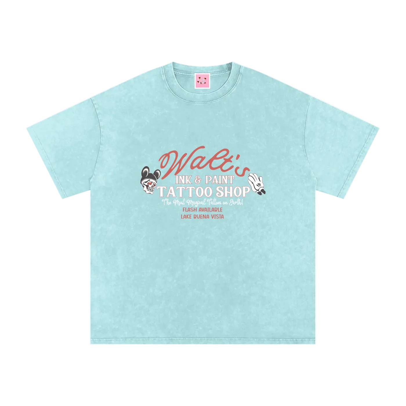 The Happiest Tattoo Shop Vintage Style (LIGHT PRINT)