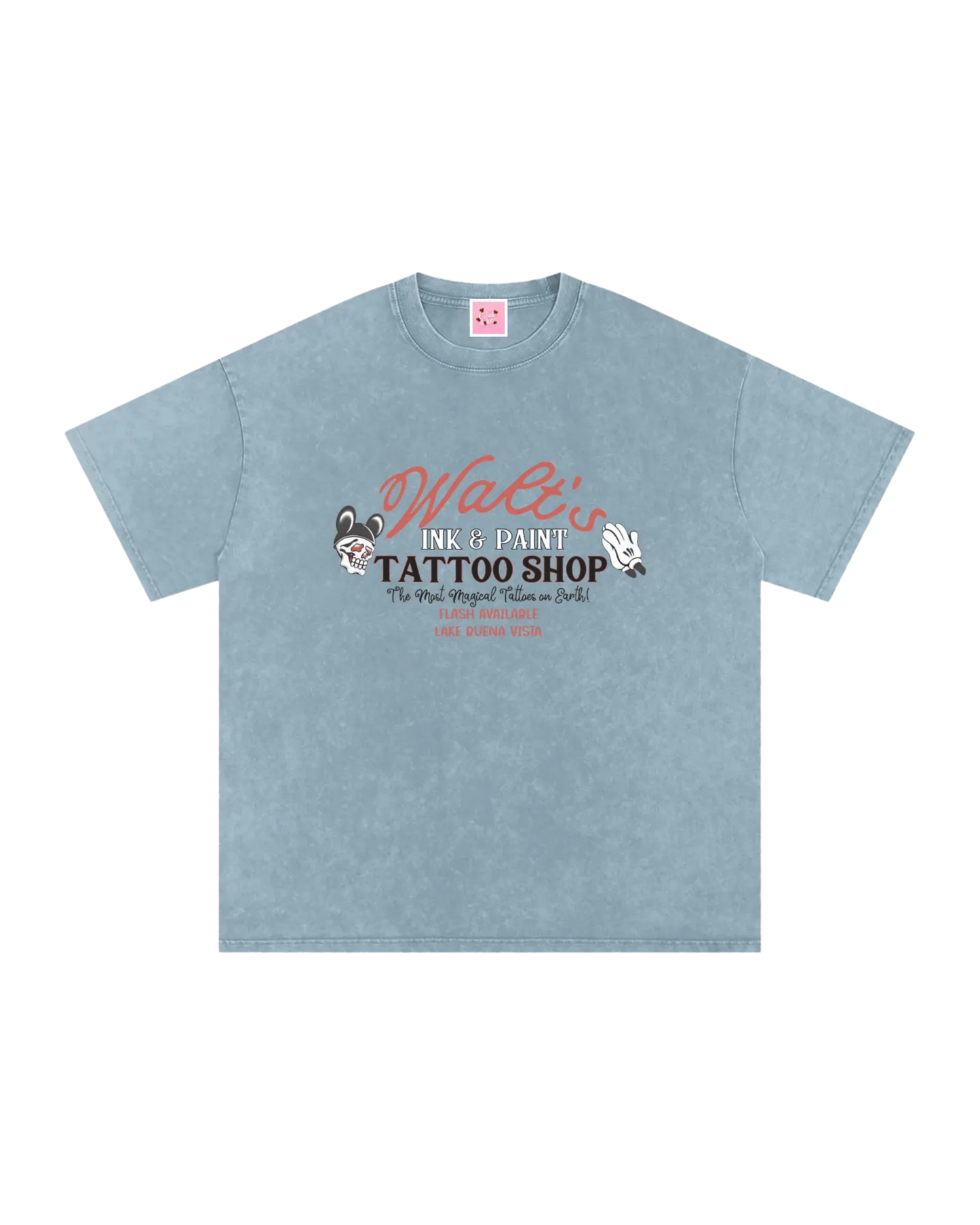 The Happiest Tattoo Shop (Dark Print Text)