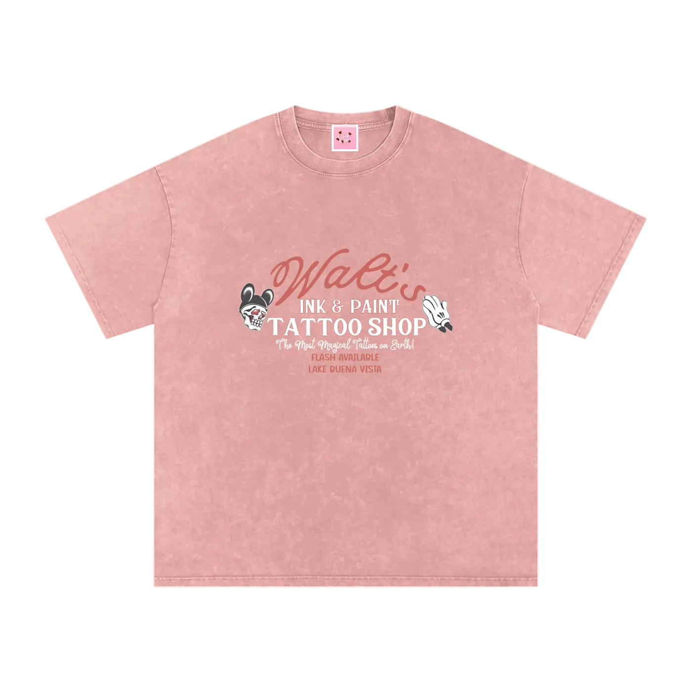 The Happiest Tattoo Shop Vintage Style (LIGHT PRINT)