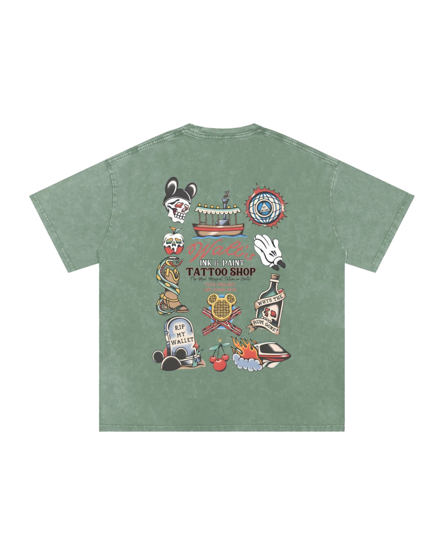 The Happiest Tattoo Shop (Dark Print Text)