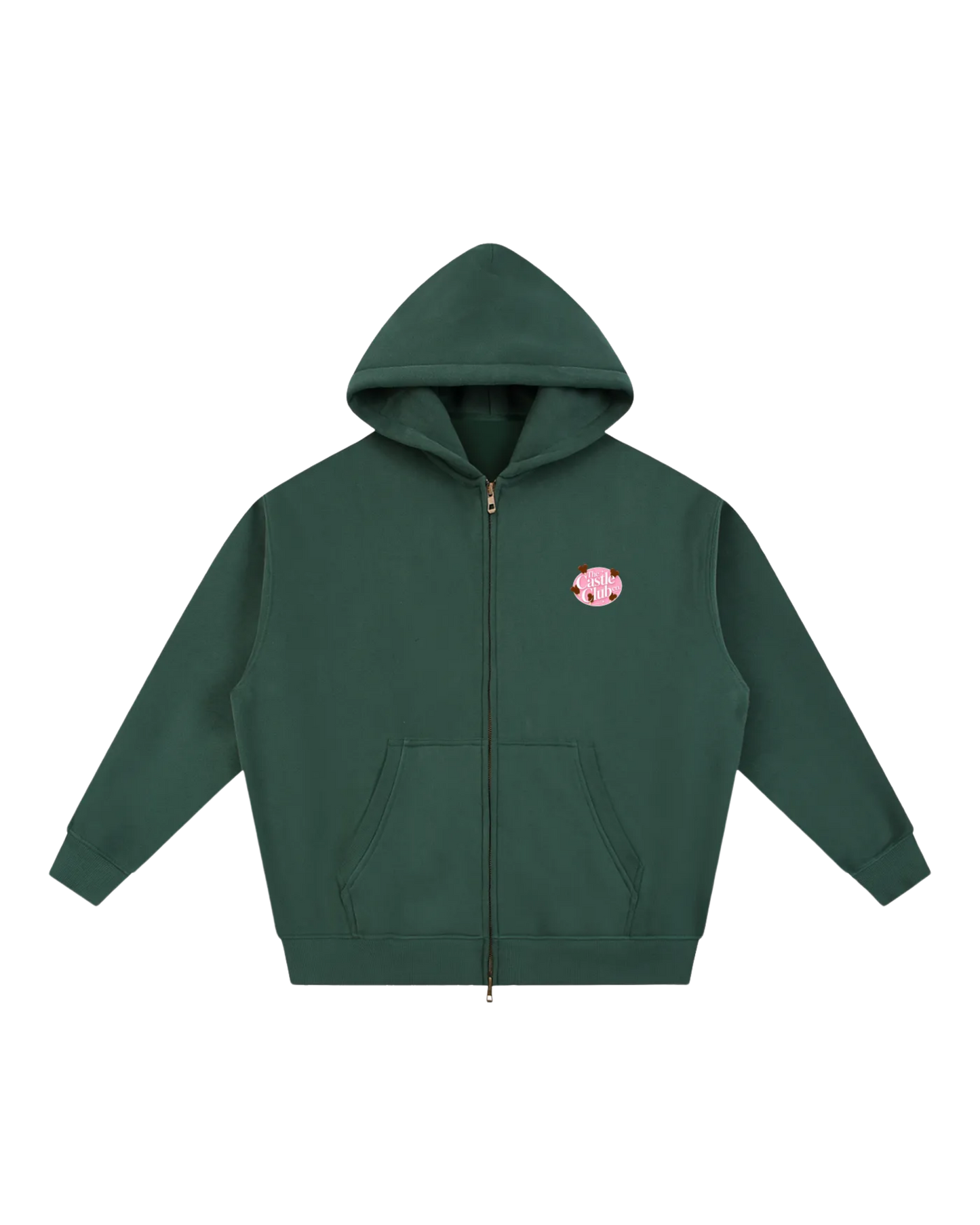 Coffee and Park Days Social Club Double zip hoodie