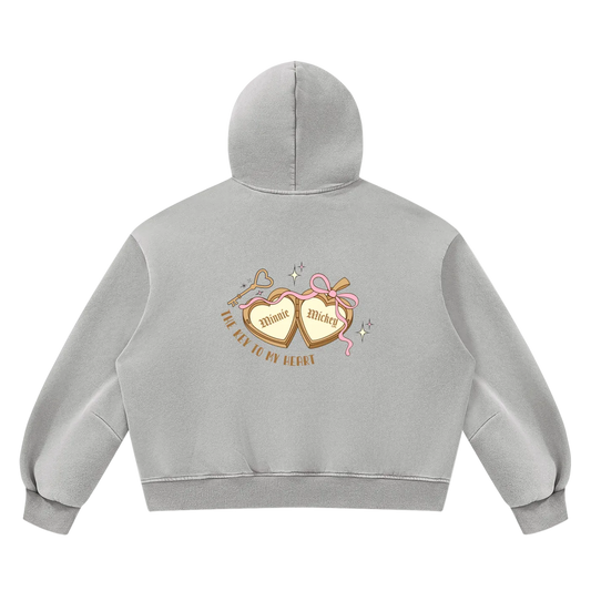 The Key to My Heart Locket, Boxy Hoodie