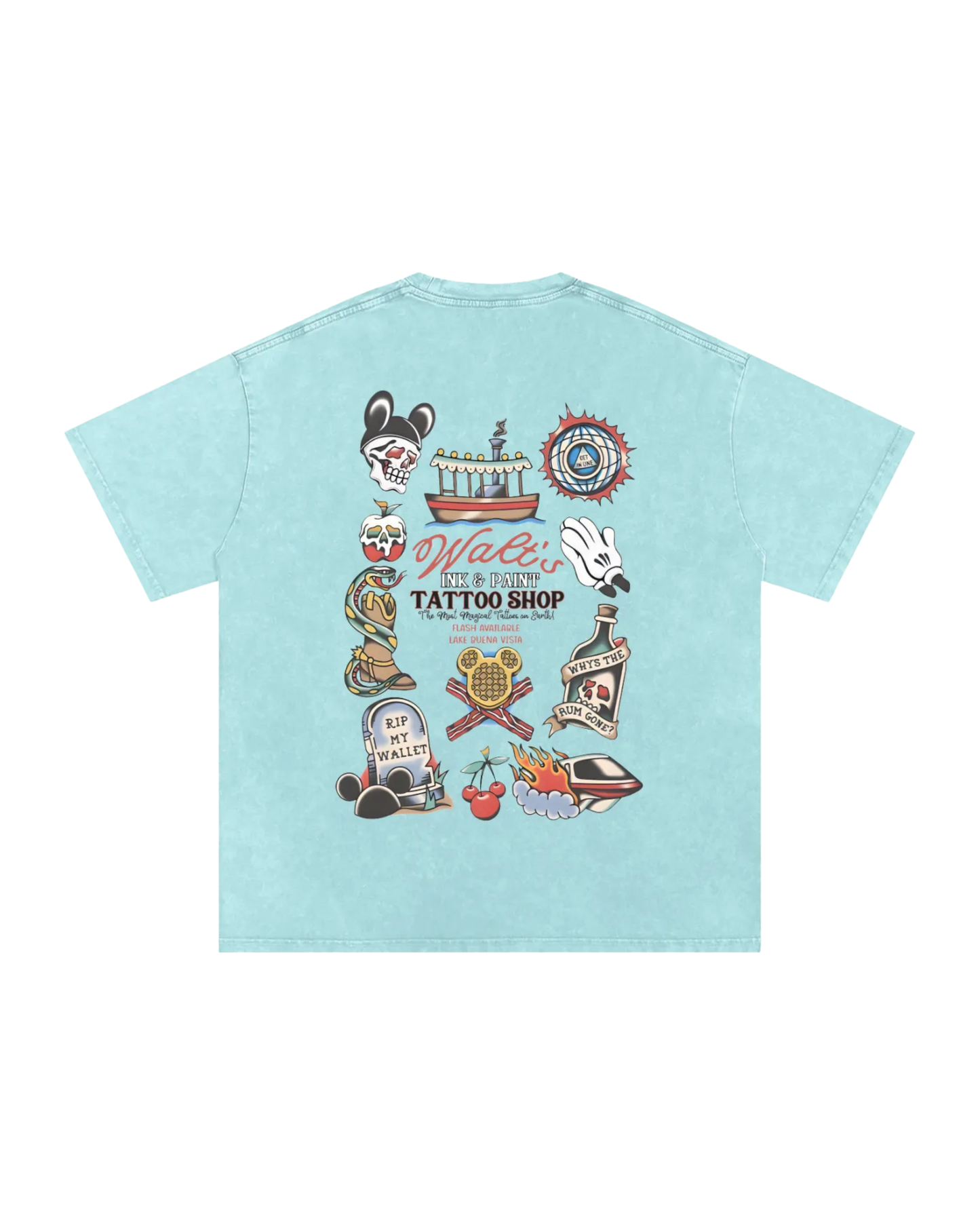The Happiest Tattoo Shop (Dark Print Text)