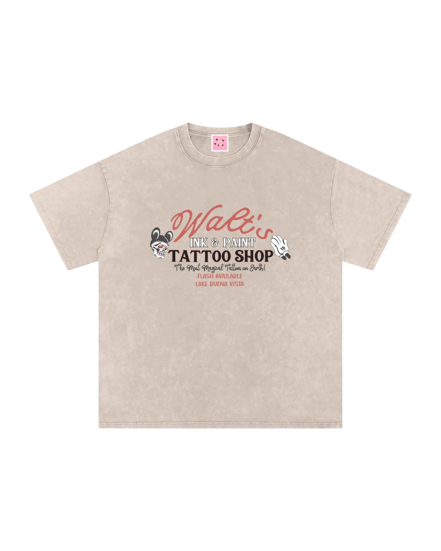 The Happiest Tattoo Shop (Dark Print Text)