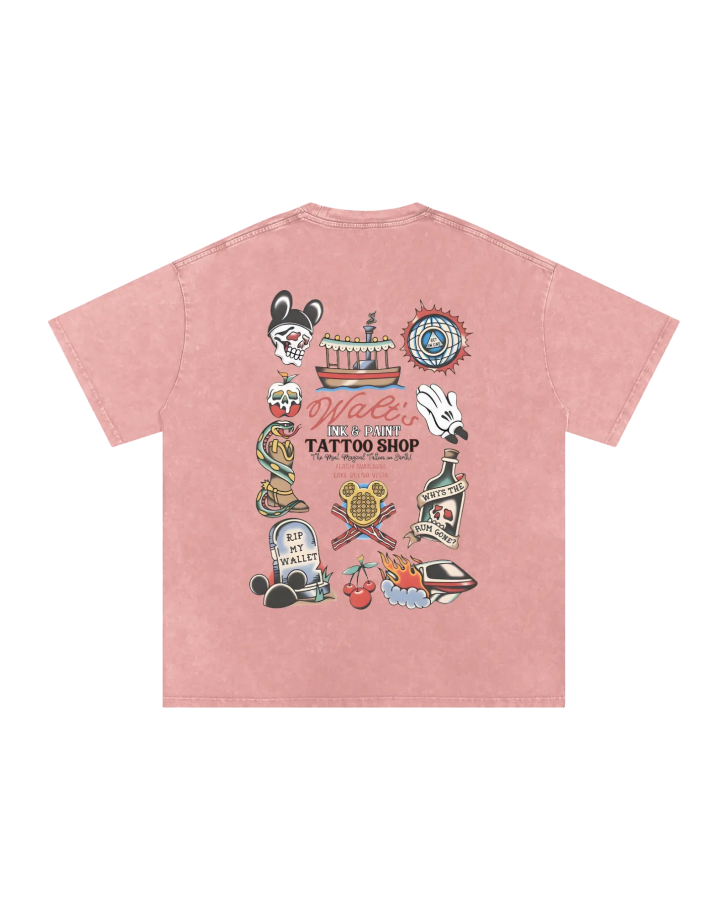 The Happiest Tattoo Shop (Dark Print Text)