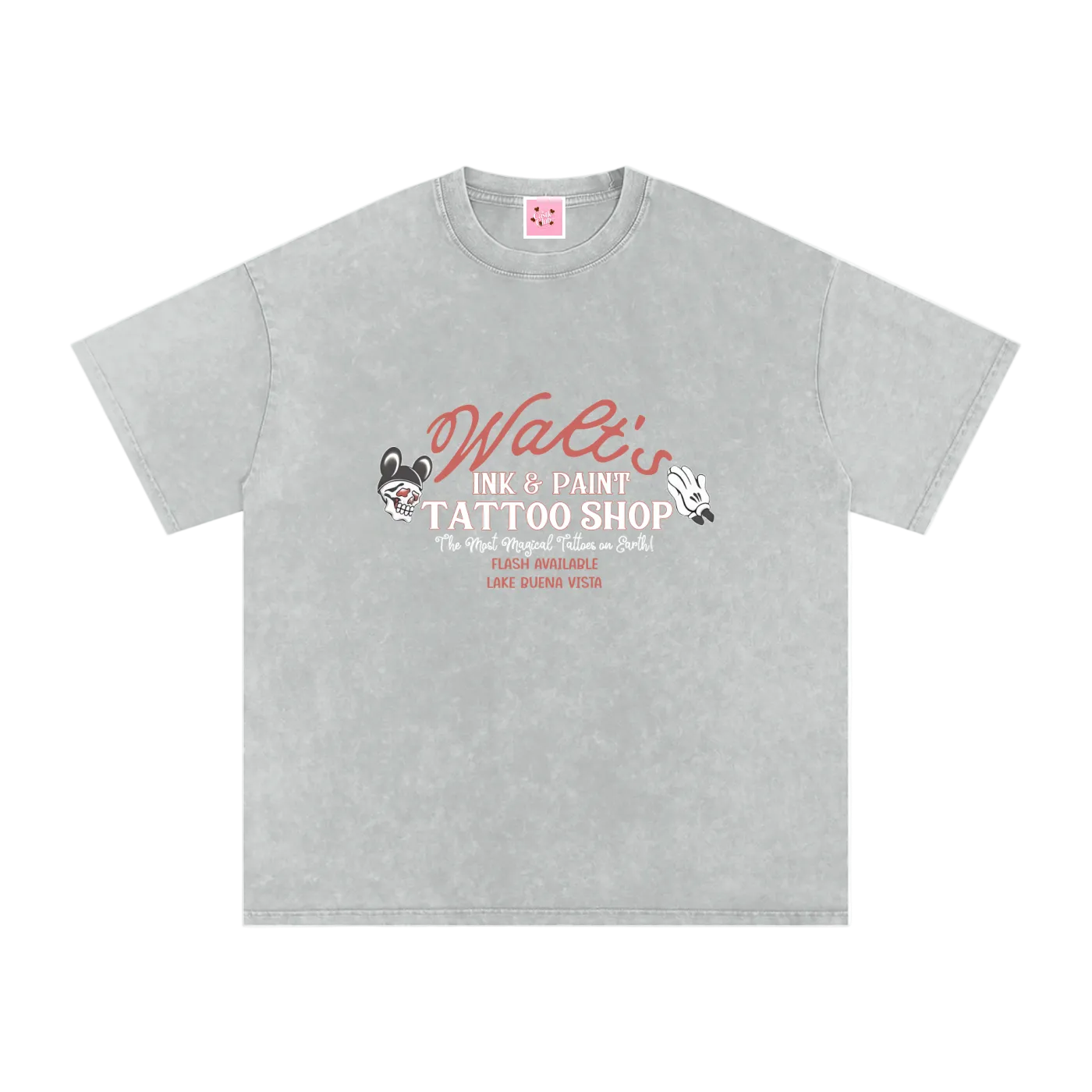 The Happiest Tattoo Shop Vintage Style (LIGHT PRINT)